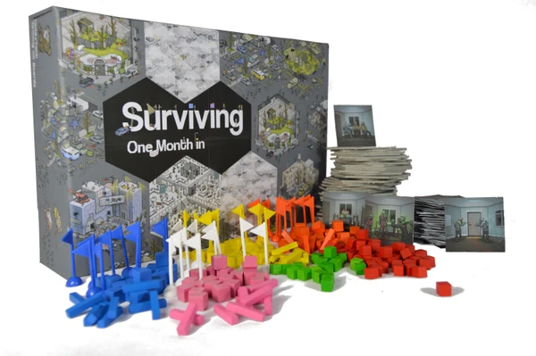 Cover image of Surviving: One Month In board game