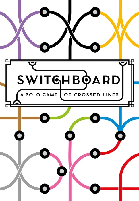Cover image of Switchboard: A solo game of crossed lines board game