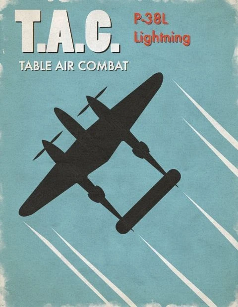 Cover image of Table Air Combat: P-38L Lightning board game