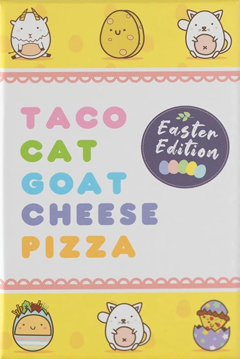 Cover image of Taco Cat Goat Cheese Pizza: Easter Edition board game