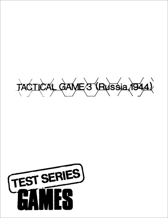 Cover image of Tactical Game 3 (Russia 1944) board game