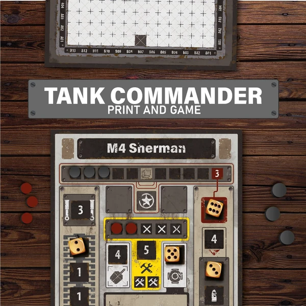 Cover image of Tank Commander board game