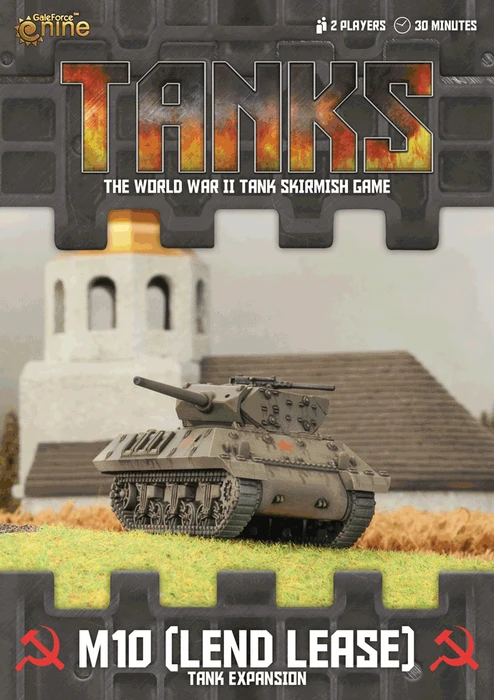 Cover image of Tanks: M10 Lend Lease board game