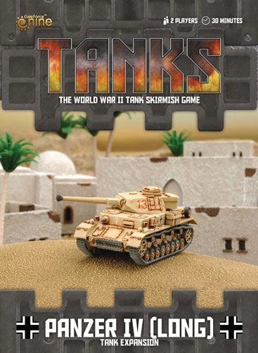 Cover image of Tanks: Panzer IV (Long) Tank Expansion board game
