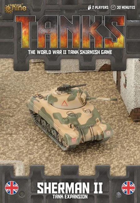Cover image of Tanks: Sherman II board game