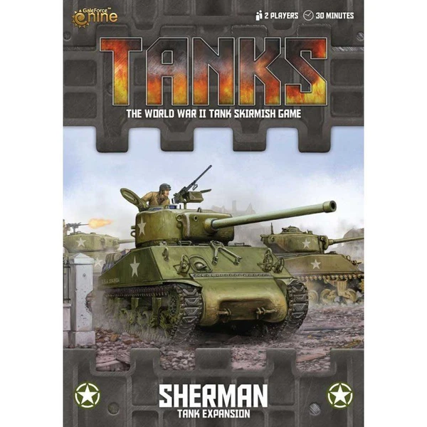 Cover image of Tanks: Sherman Tank Expansion board game
