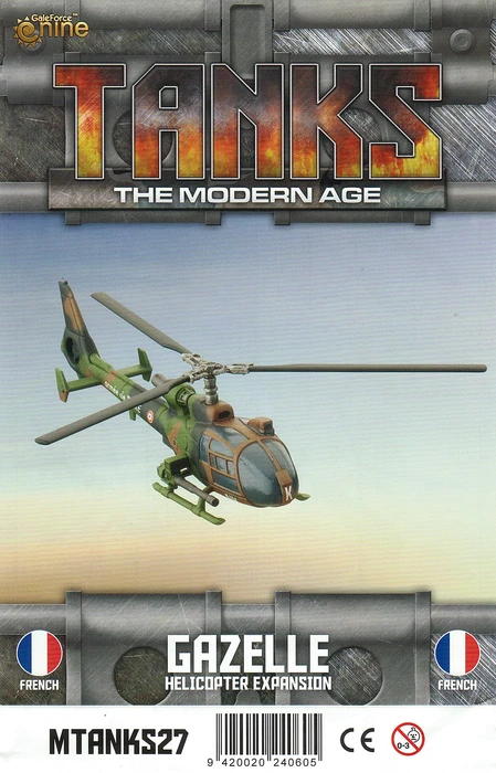 Cover image of TANKS: The Modern Age – French Gazelle Helicopter Expansion board game