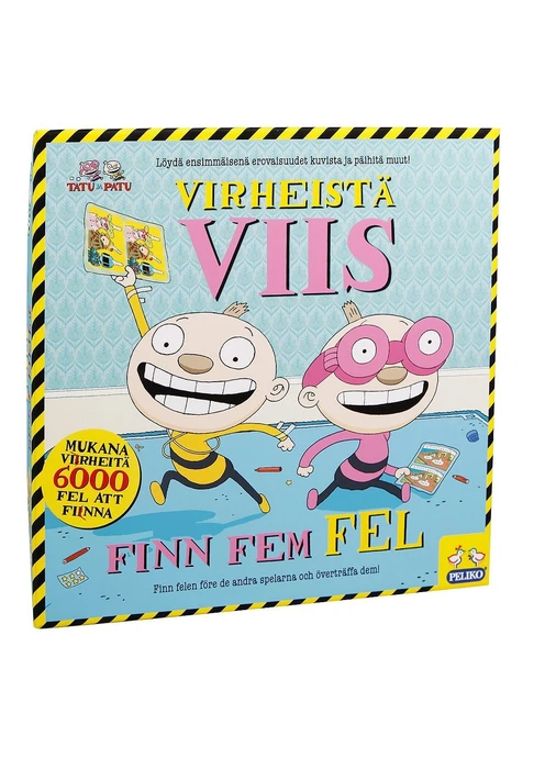 Cover image of Tatu ja Patu: Virheistä viis board game