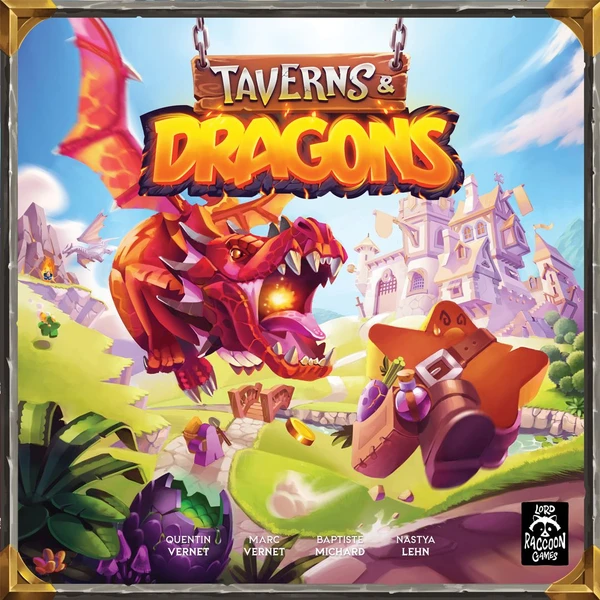 Cover image of Taverns & Dragons board game