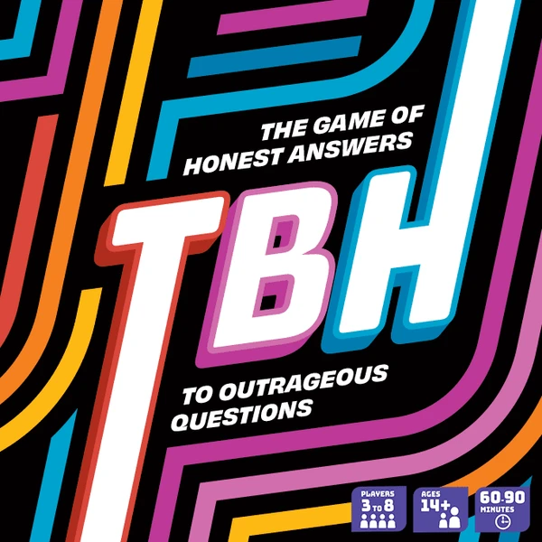 Cover image of TBH: The Game of Honest Answers to Outrageous Questions board game