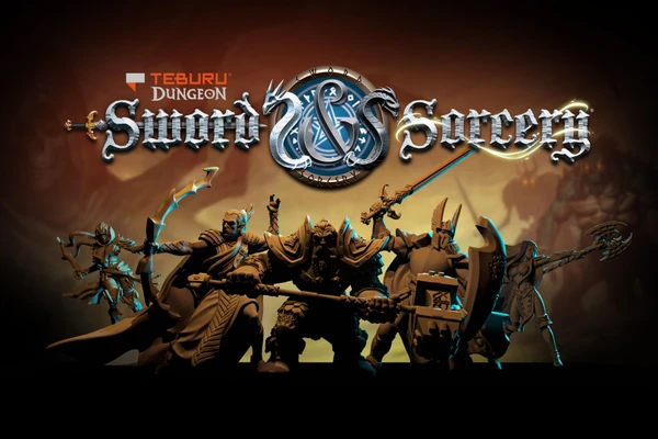 Cover image of Teburu Dungeon: Sword and Sorcery board game