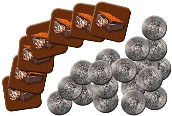 Cover image of Templar Queenie 1: The Messages & The Coins board game