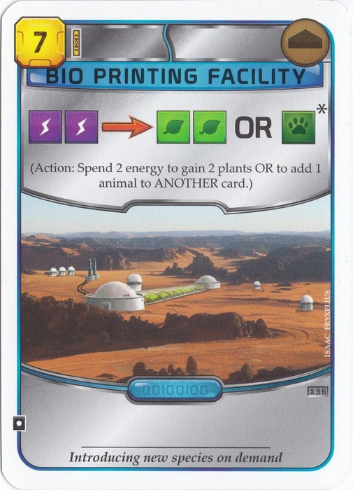 Cover image of Terraforming Mars: Bio Printing Facility Promo Card board game