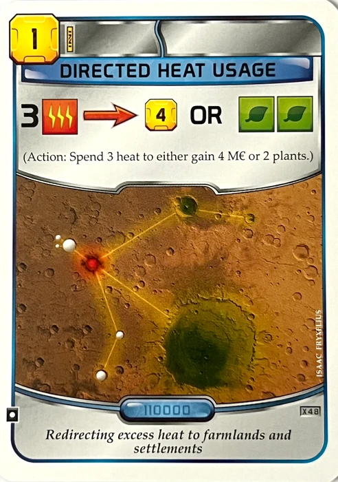 Cover image of Terraforming Mars: Directed Heat Usage Promo Card board game