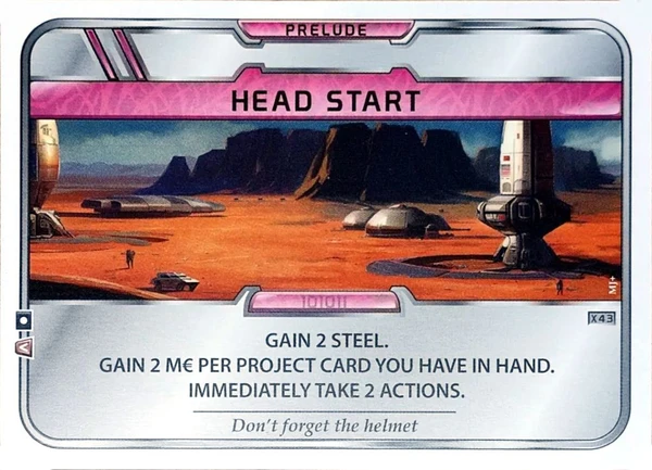 Cover image of Terraforming Mars: Head Start Promo Card board game