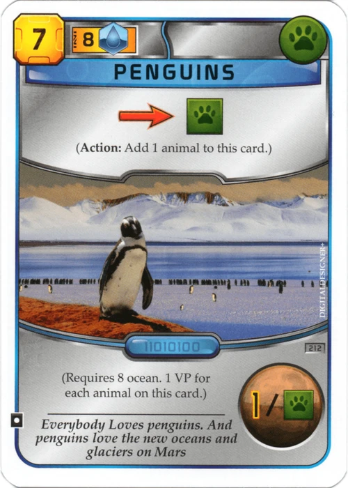 Cover image of Terraforming Mars: Penguins Promo Card board game