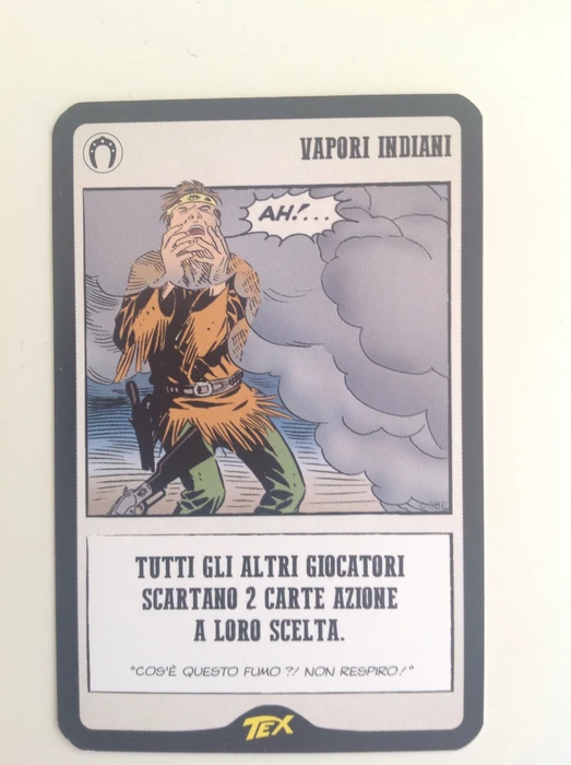 Cover image of Tex: vapori indiani promo card board game
