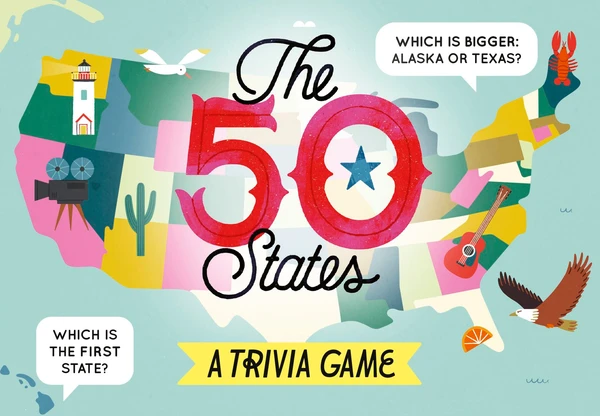 Cover image of The 50 States: A Trivia Game board game