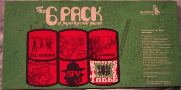 Cover image of The 6 Pack of Paper & Pencil Games board game