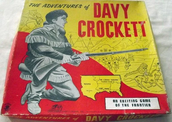 Cover image of The Adventures of Davy Crockett board game
