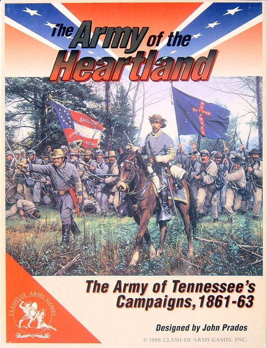 Cover image of The Army of the Heartland: The Army of Tennessee's Campaigns, 1861-1863 board game