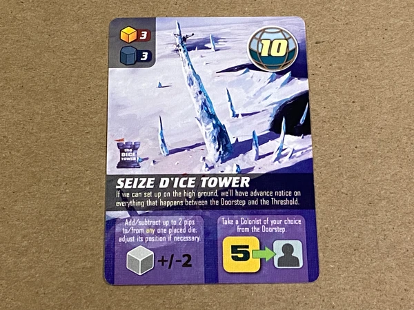 Cover image of The Artemis Project: Seize D'Ice Tower Promo Card board game