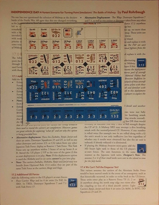 Cover image of The Battle of Midway 1942 AD: Independence Day board game