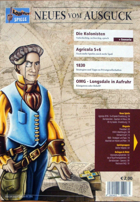 Cover image of The Colonists: The Alliance of the Six Cities board game