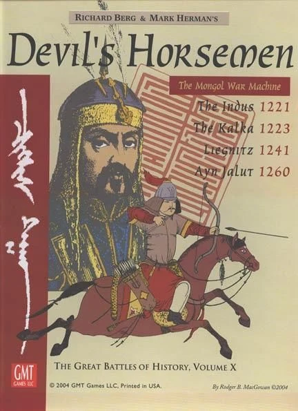 Cover image of The Devil's Horsemen: The Mongol War Machine board game