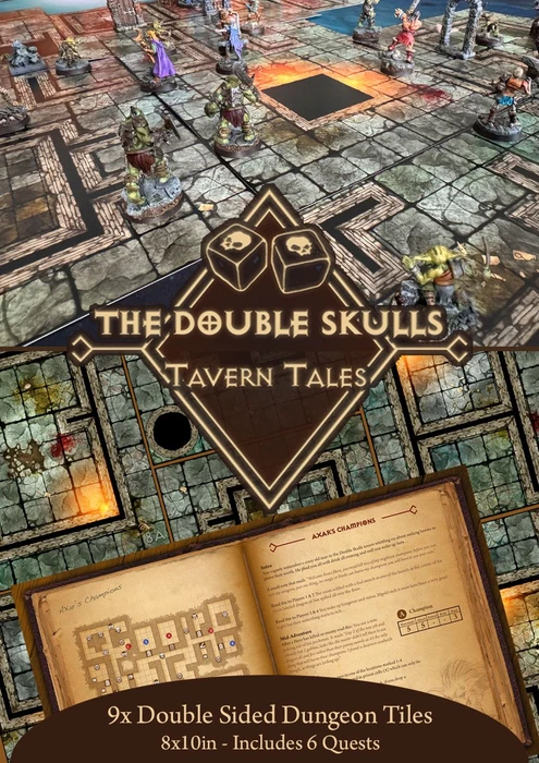 Cover image of The Double Skulls: Tavern Tales – Book One board game