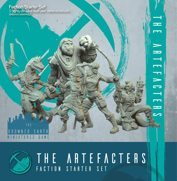 Cover image of The Drowned Earth: The Artefacters Fraction Starter Set board game