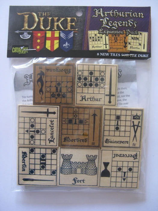 Cover image of The Duke: Arthurian Legends Expansion board game