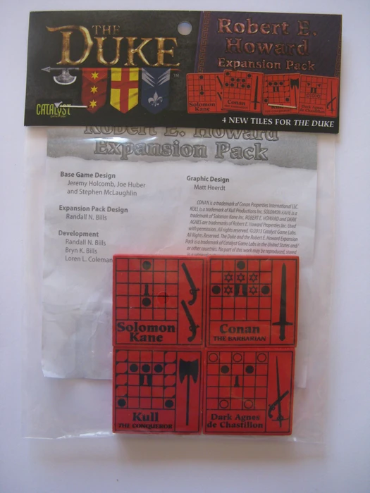 Cover image of The Duke: Robert E. Howard Expansion board game