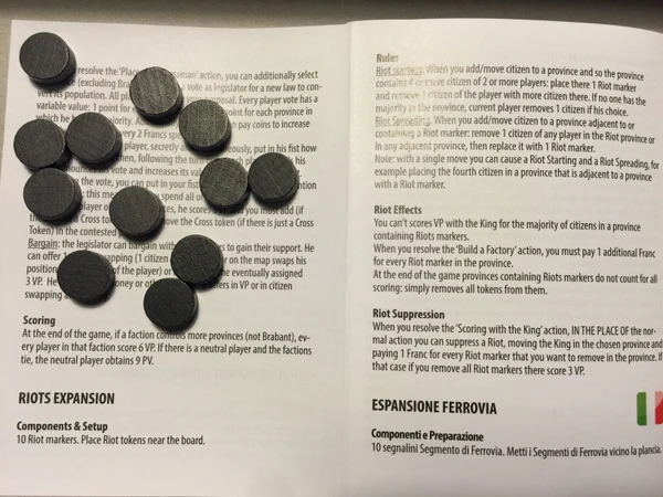 Cover image of The Foreign King: Riots Expansion board game