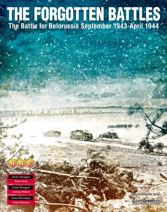 Cover image of The Forgotten Battles: The Battle for Belorussia board game