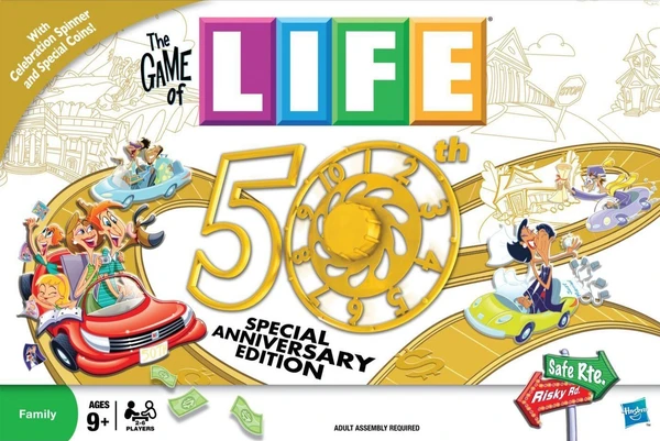 Cover image of The Game of Life: 50th Special Anniversary Edition board game