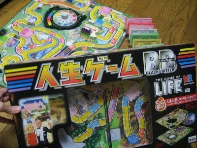 Cover image of The Game of Life: Black & Bitter Edition board game