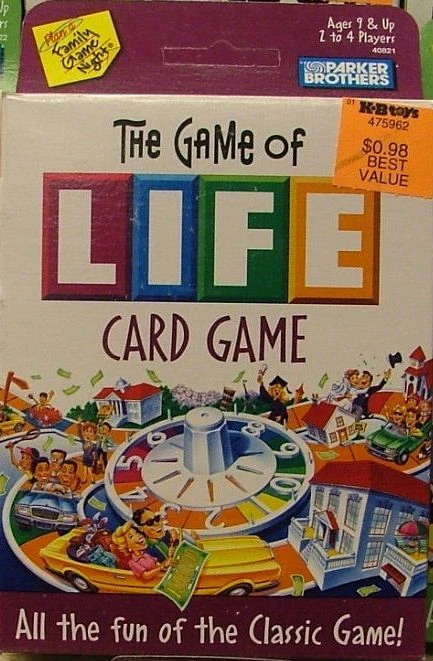 Cover image of The Game of Life: Card Game board game
