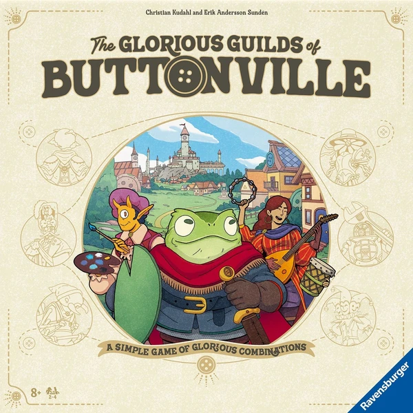 Cover image of The Glorious Guilds of Buttonville board game