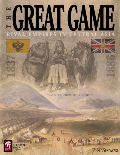 Cover image of The Great Game: Rival Empires in Central Asia 1837-1886 board game