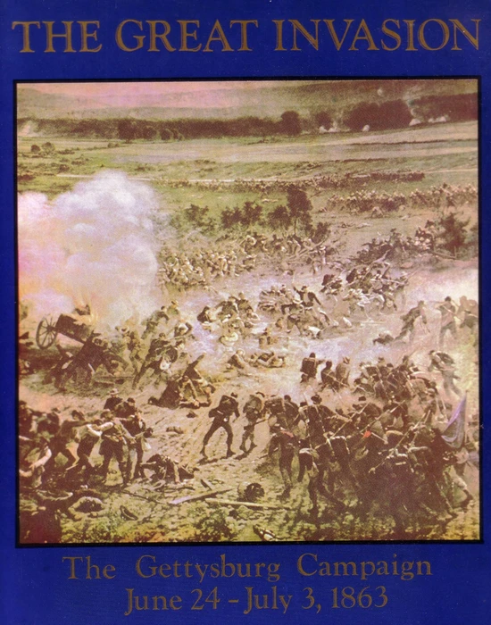 Cover image of The Great Invasion: The Gettysburg Campaign June 24 – July 3, 1863 board game