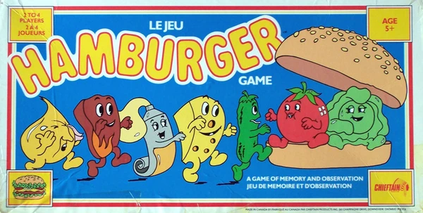 Cover image of The Hamburger Game board game