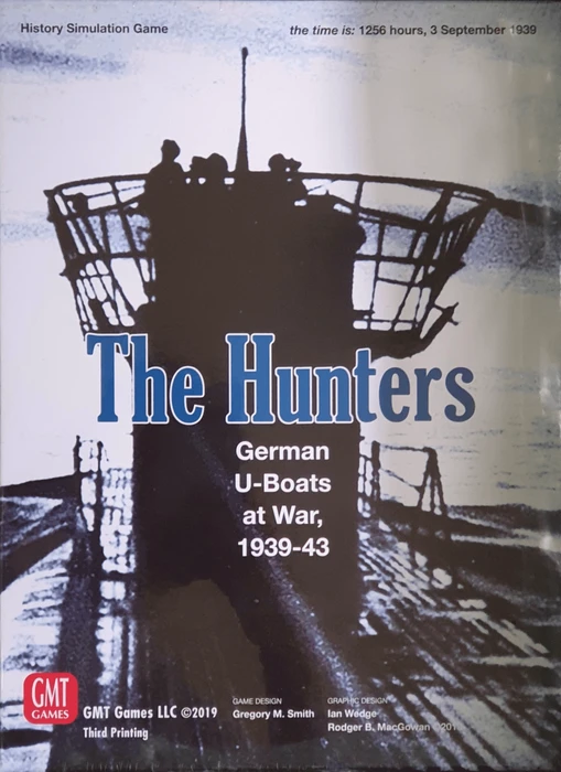 Cover image of The Hunters: German U-Boats at War, 1939-43 board game