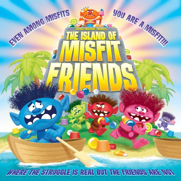 Cover image of The Island of Misfit Friends board game