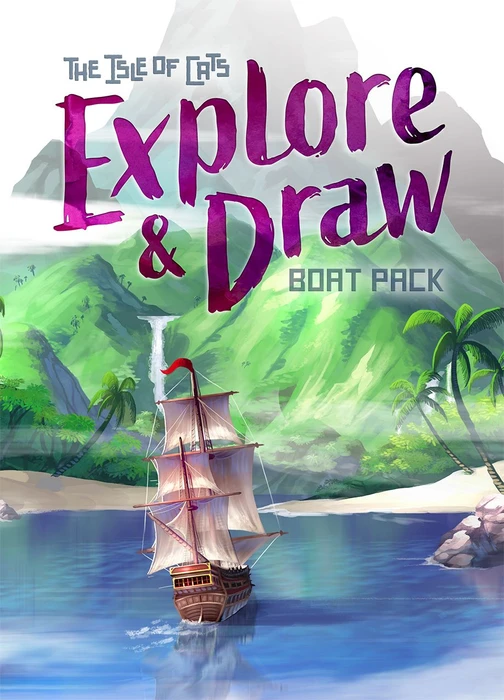 Cover image of The Isle of Cats: Explore & Draw – Boat Pack board game