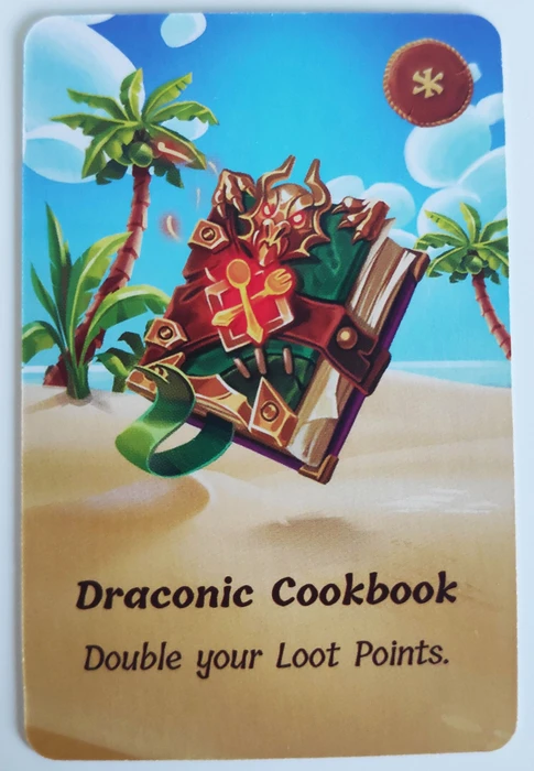 Cover image of The Last Bottle of Rum: Draconic Cookbook Promo Card board game