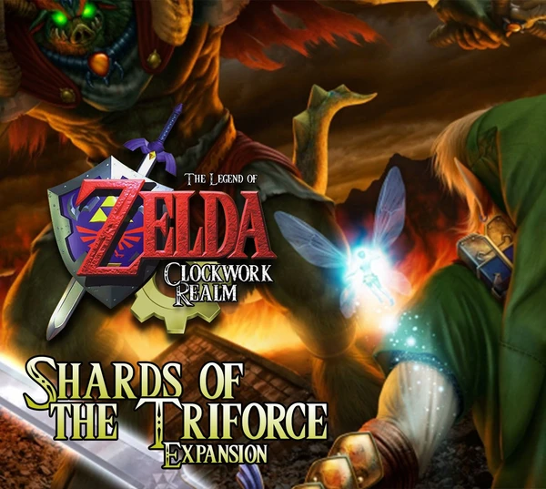 Cover image of The Legend of Zelda: Clockwork Realm – Shards of the Triforce Expansion board game