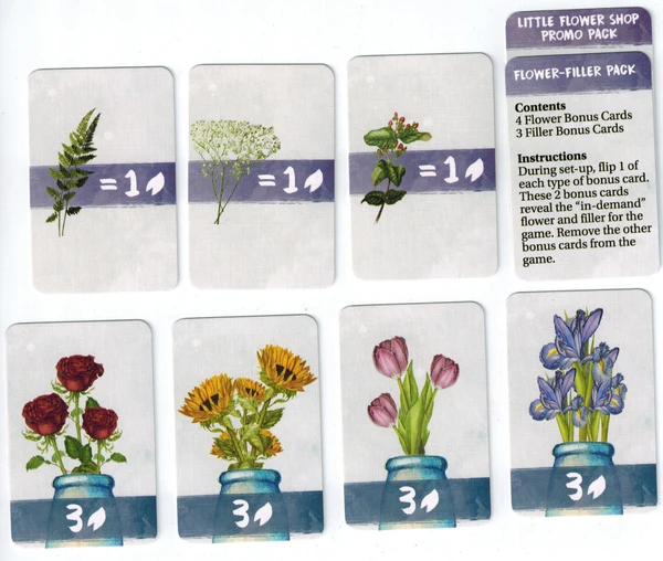 Cover image of The Little Flower Shop: Flower-Filler Promo Pack board game