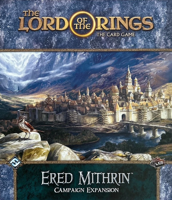 Cover image of The Lord of the Rings: The Card Game – Ered Mithrin Campaign Expansion board game