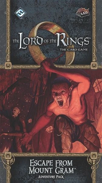 Cover image of The Lord of the Rings: The Card Game – Escape from Mount Gram board game